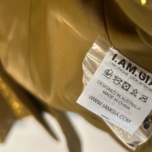 NWOT I AM GIA Moriah blazer in gold - Picture 11 of 13